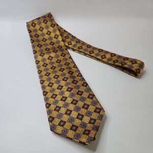 Jos. A. Bank Signature Collection Men's Tie Gold Burst Woven 100% Silk Italy